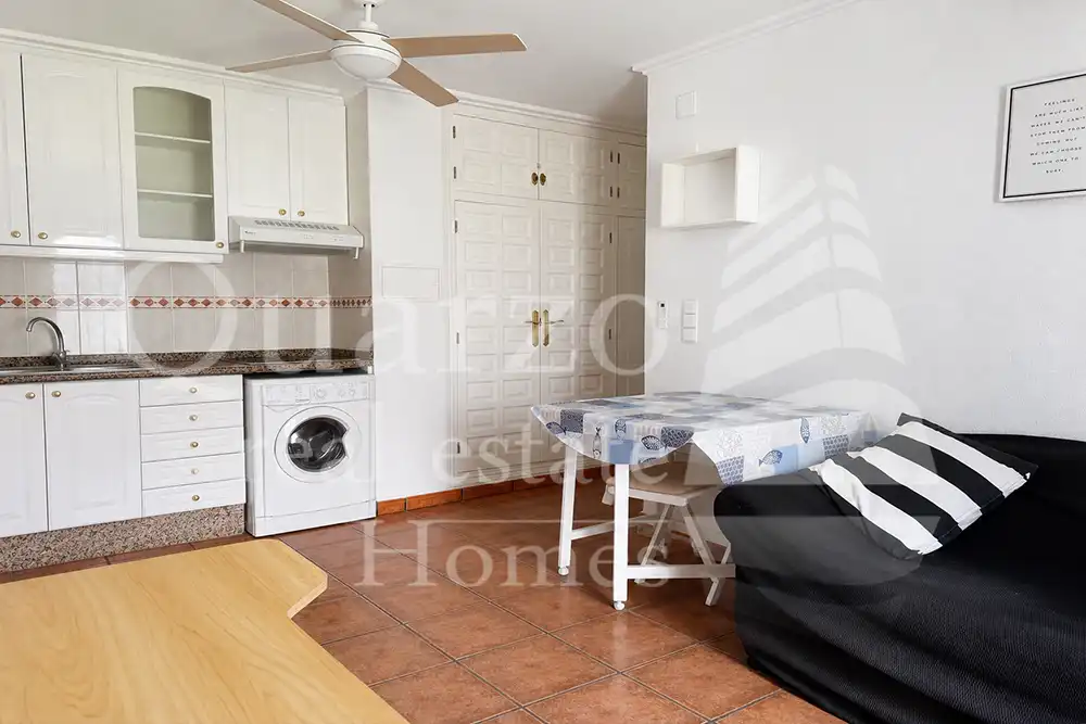 Sala de estar de Apartamento en venta en Dénia con Calefacción, Jardín privado y Amueblado