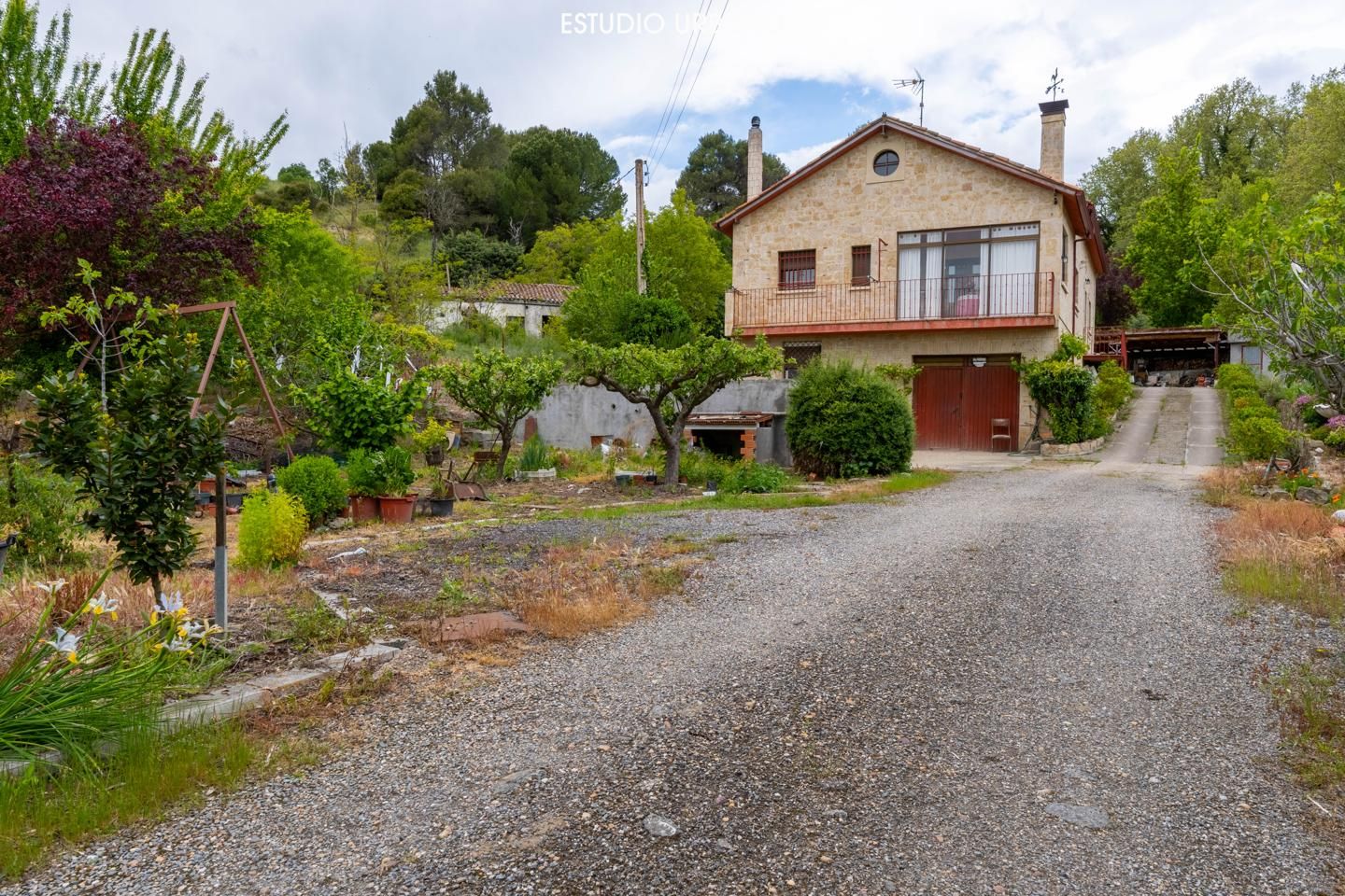 Exterior view of House or chalet for sale in Pelabravo  with Heating, Private garden and Swimming Pool
