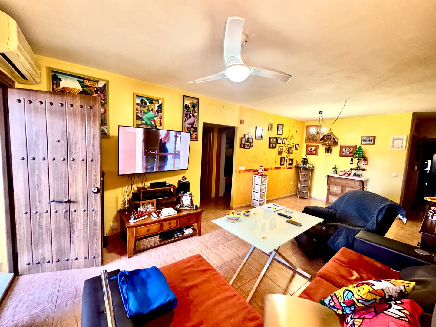 Living room of Ground floor for sale in El Ejido  with Air Conditioner, Private garden and Terrace