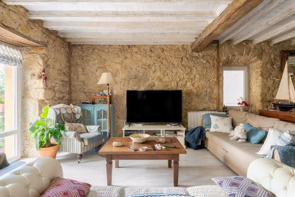 Sala de estar de Casa o chalet en venta en Getxo  con Calefacción, Trastero y Balcón