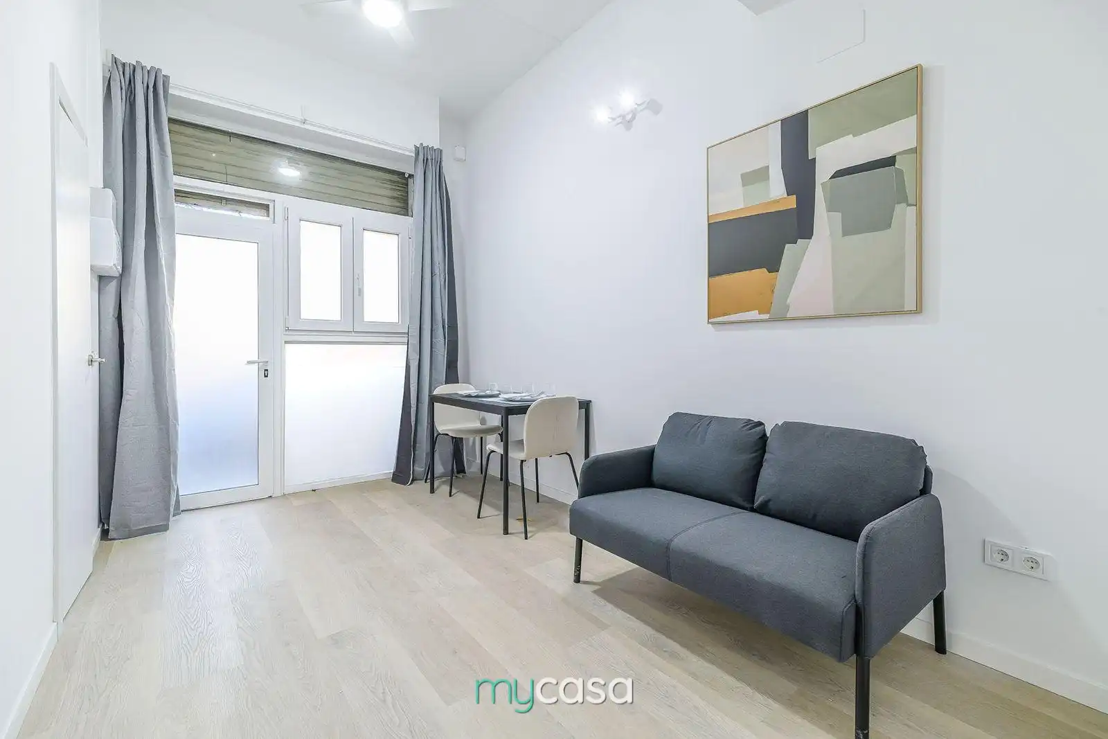 Sala d'estar de Loft en venda en Barberà del Vallès amb Aire condicionat, Parquet i Moblat