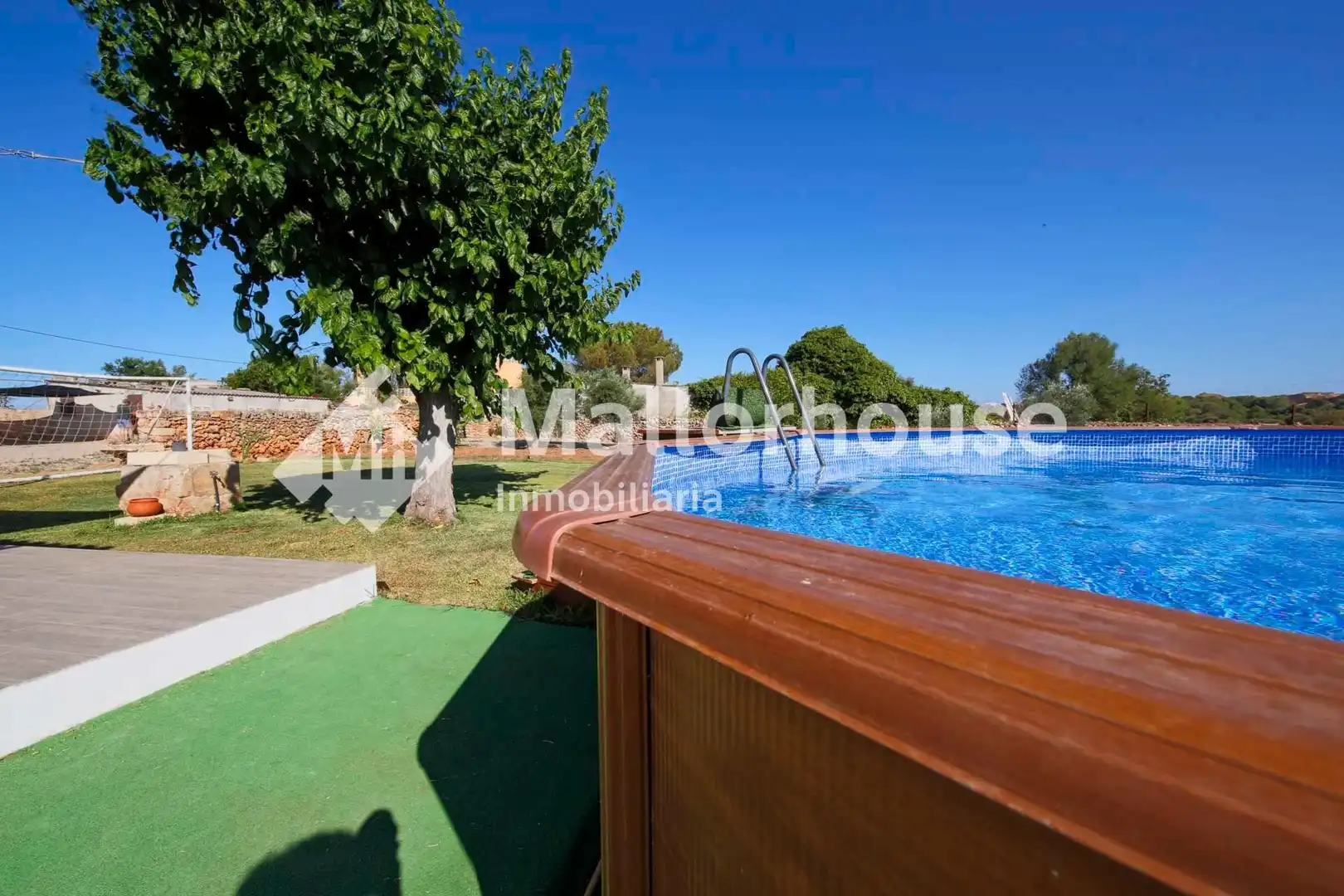 Vista exterior de Casa o chalet de alquiler en Santa Margalida con Aire acondicionado, Jardín privado y Terraza
