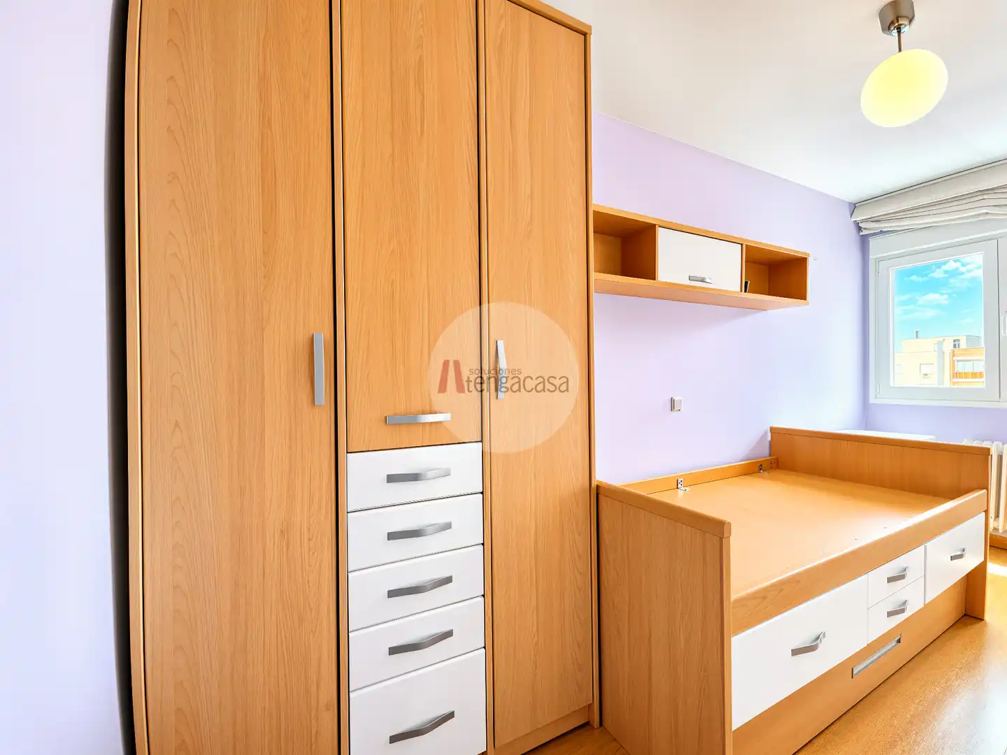 Habitación de Piso de alquiler en Madrid con Aire acondicionado, Calefacción y Parquet