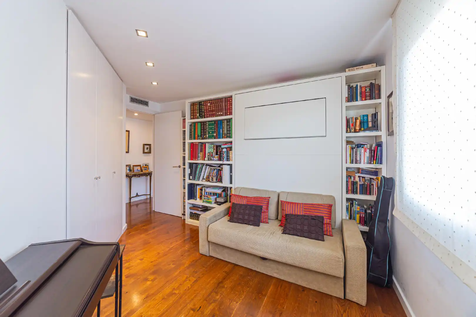 Sala d'estar de Àtic en venda en Barcelona amb Aire condicionat, Calefacció i Parquet