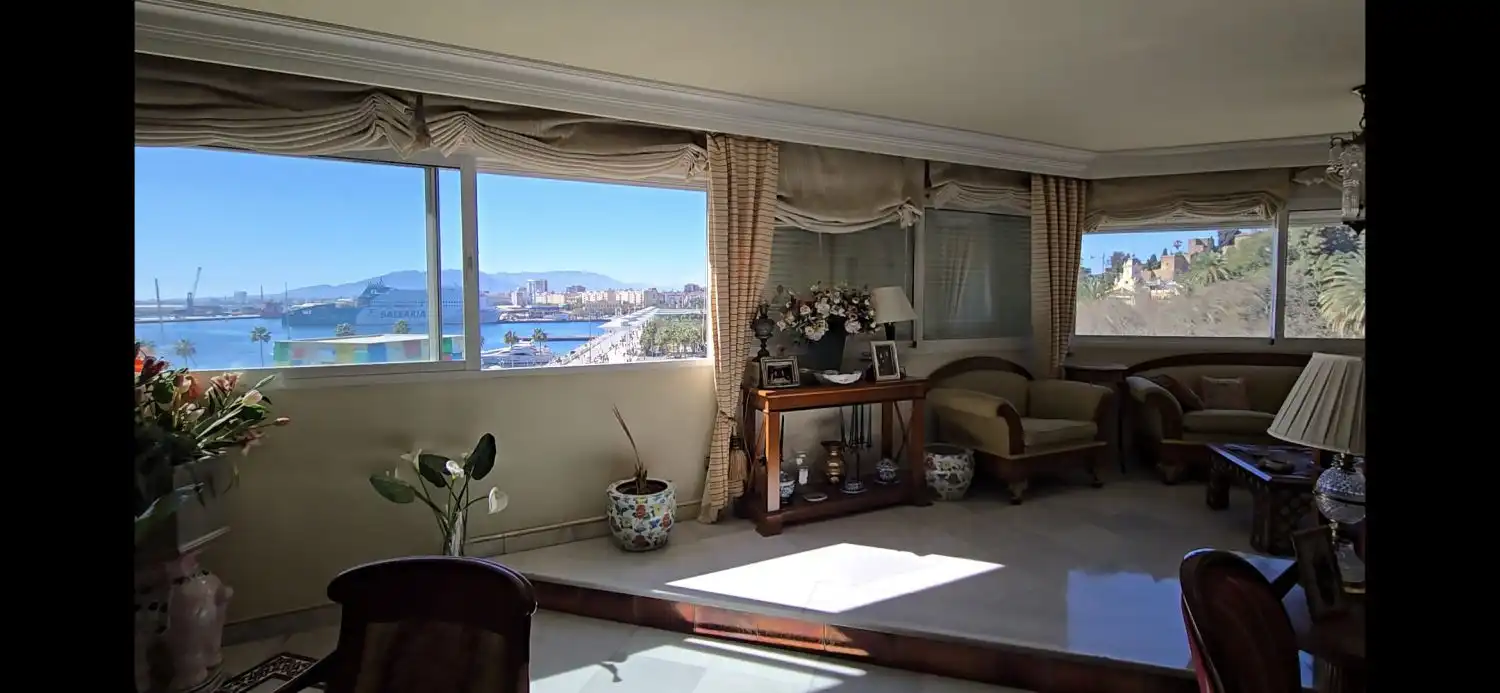 Sala de estar de Piso en venta en Málaga con Aire acondicionado, Calefacción y Terraza