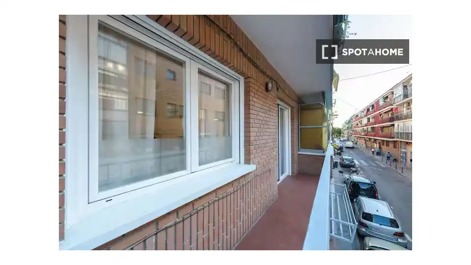 Vista exterior de Pis de lloguer en Madrid amb Aire condicionat, Calefacció i Moblat