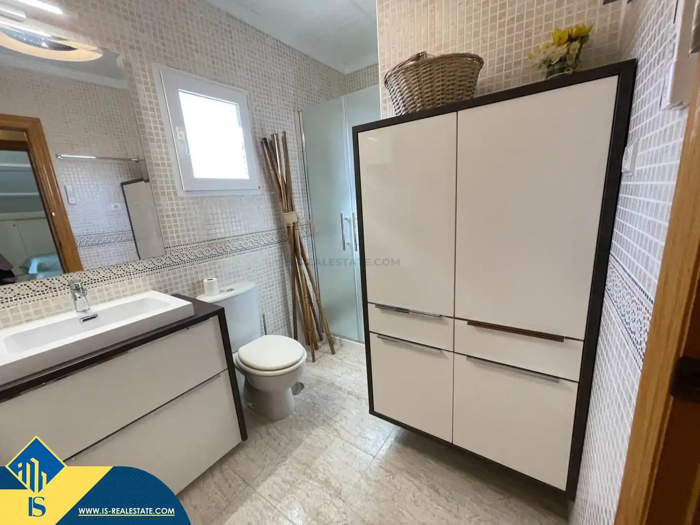 Badezimmer von Maisonette zum Verkauf in Pilar de la Horadada mit Terrasse, Schwimmbad und Möbliert