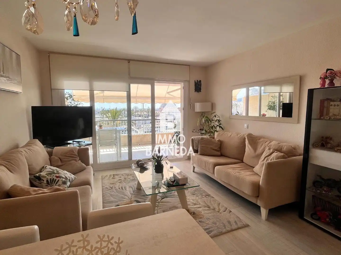 Sala de estar de Piso en venta en Empuriabrava con Aire acondicionado, Calefacción y Terraza
