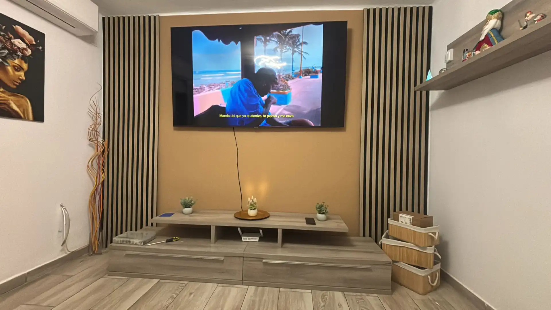 Sala d'estar de Pis en venda en Alicante / Alacant amb Aire condicionat, Calefacció i Moblat