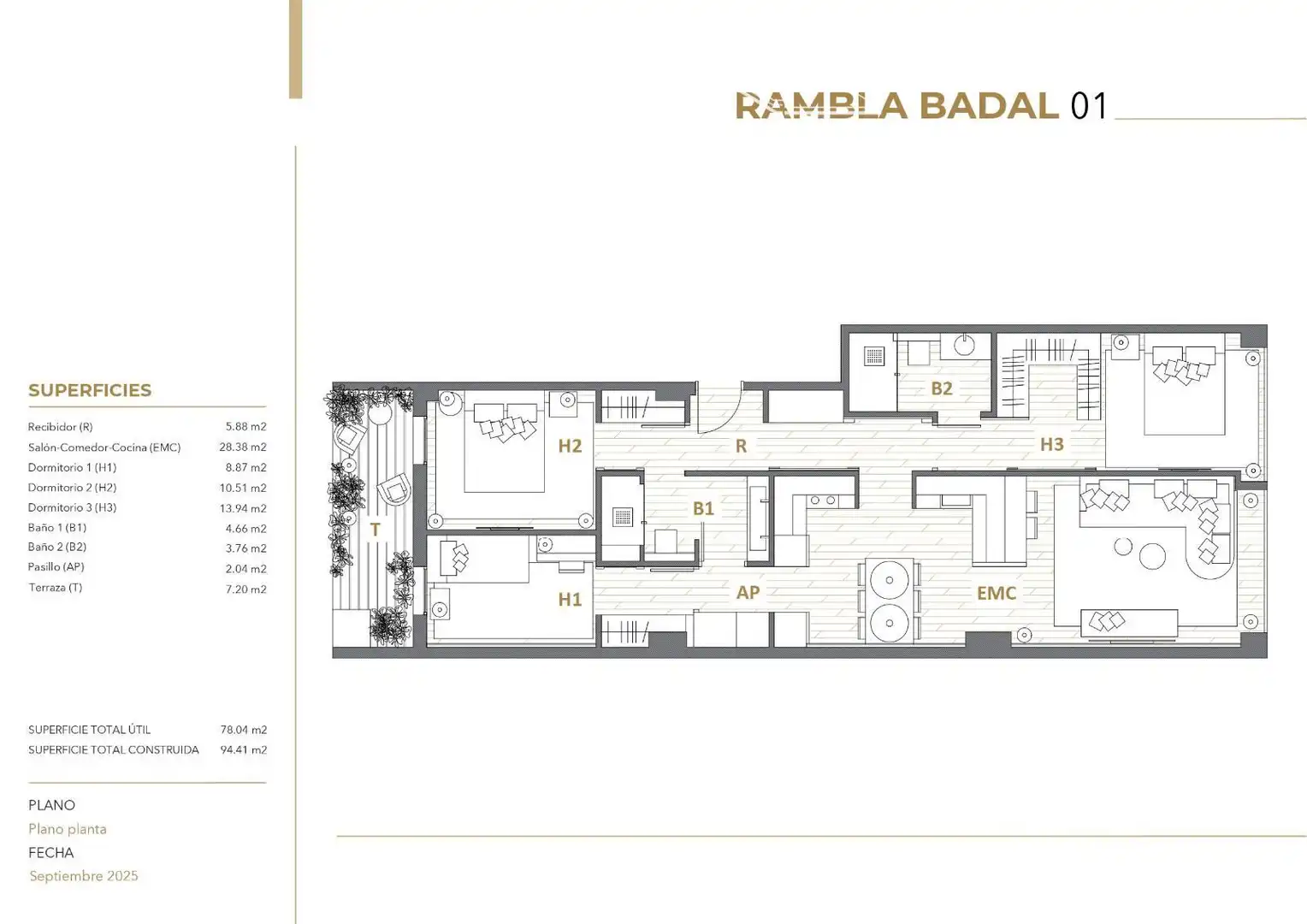Appartamento con ascensore in vendita a Badal, imagen 23