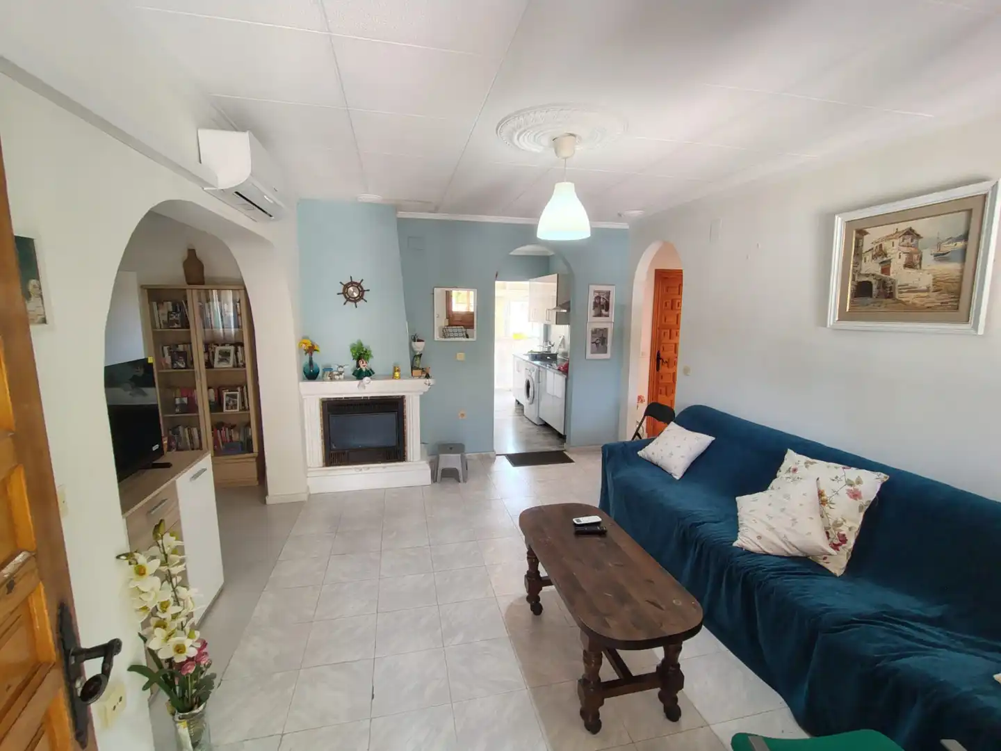Wohnzimmer von Haus oder Chalet zum Verkauf in San Fulgencio mit Klimaanlage, Privatgarten und Terrasse