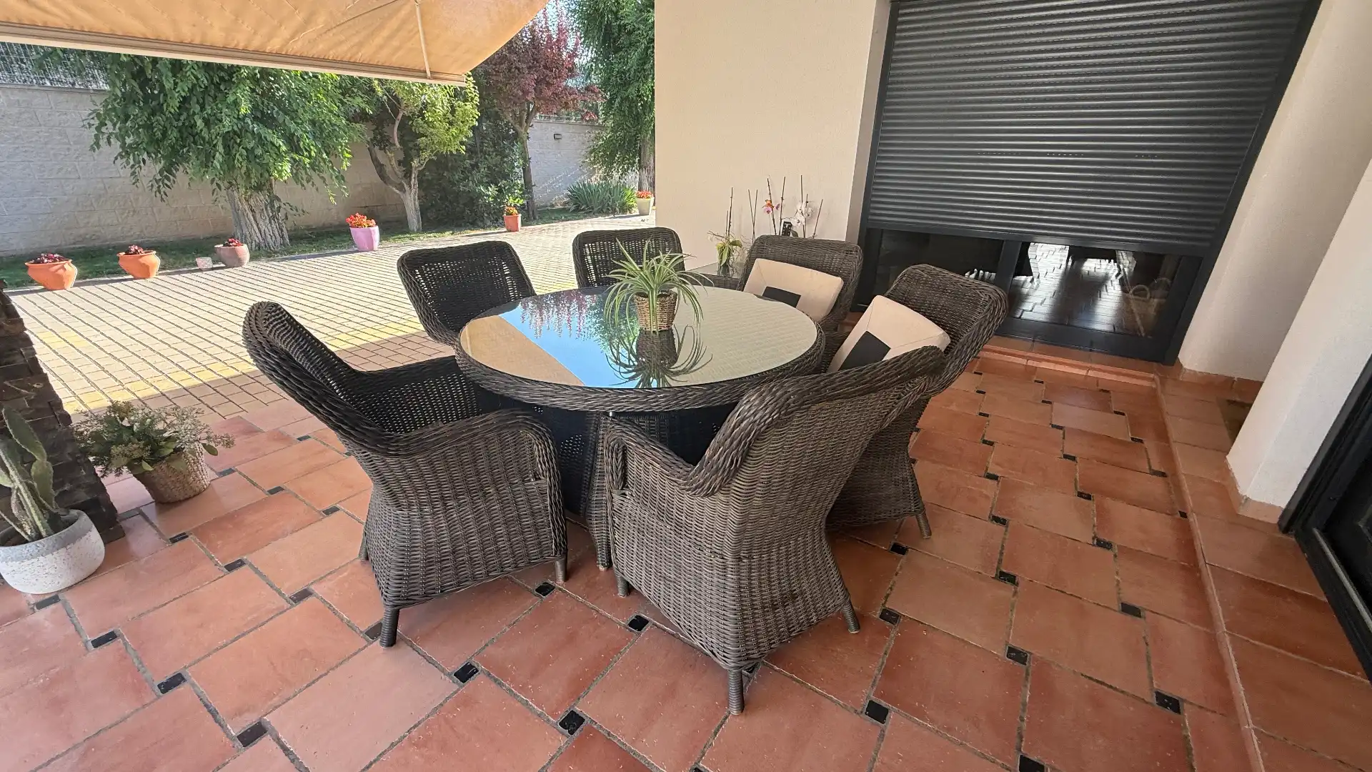 Terrasse von Haus oder Chalet zum Verkauf in Albacete mit Klimaanlage, Heizung und Privatgarten