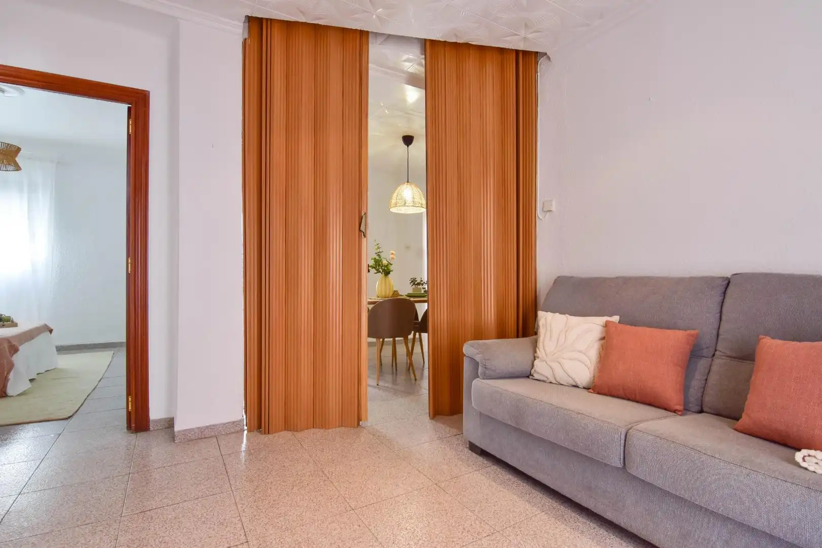 Wohnzimmer von Wohnung zum Verkauf in Puçol mit Klimaanlage, Terrasse und Balkon
