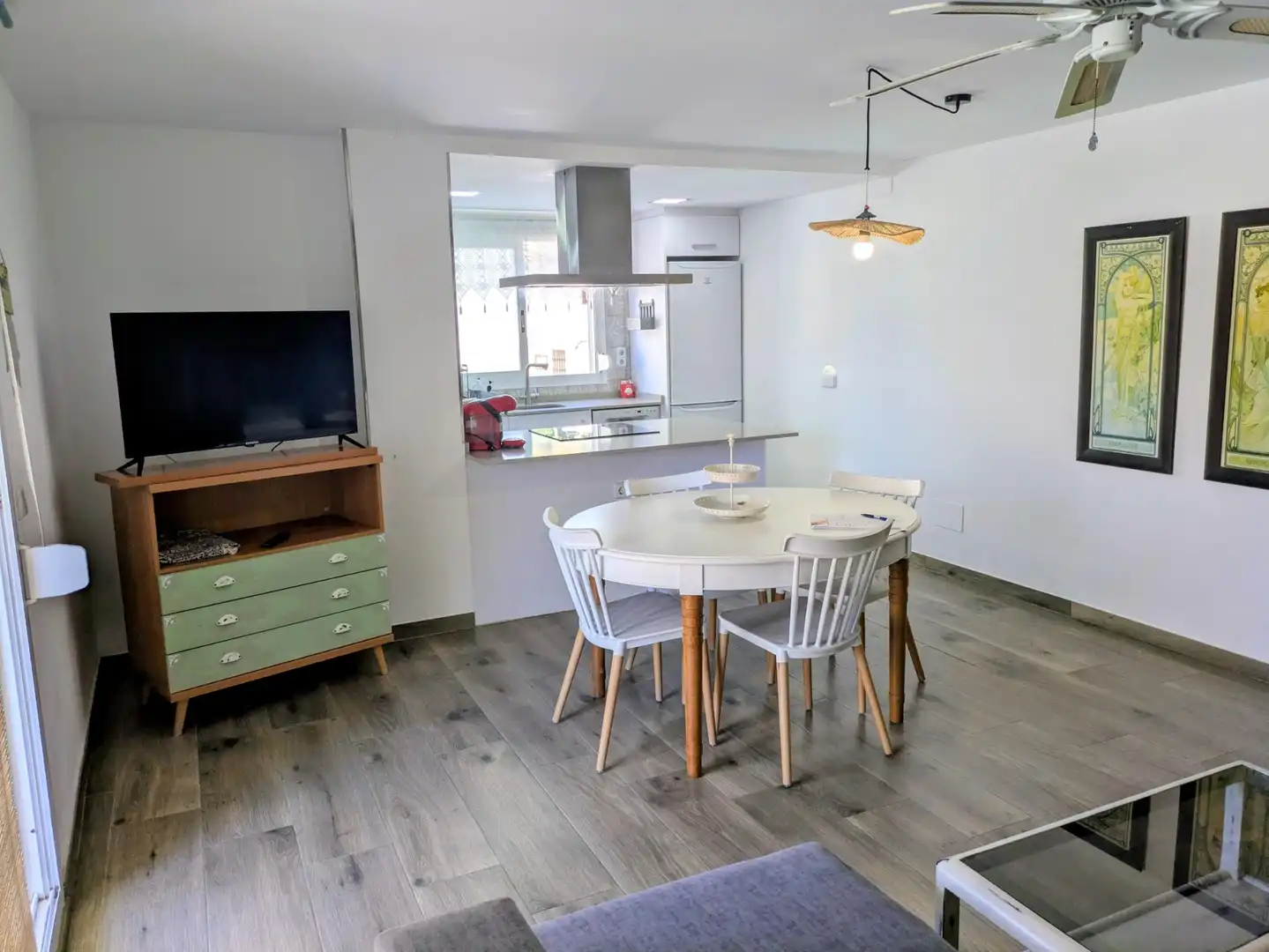 Dining room of Apartments for sale in Cullera  with Terrace, Furnished and Balcony