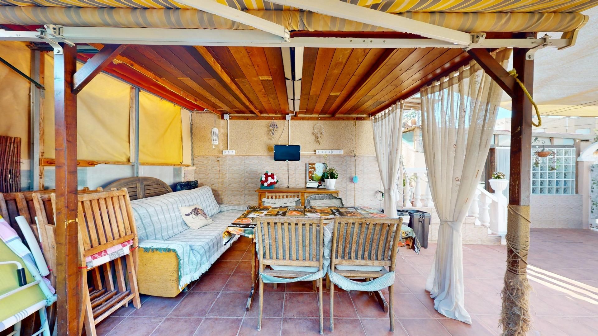 Terrace of House or chalet for sale in Santa Pola  with Air Conditioner, Heating and Private garden