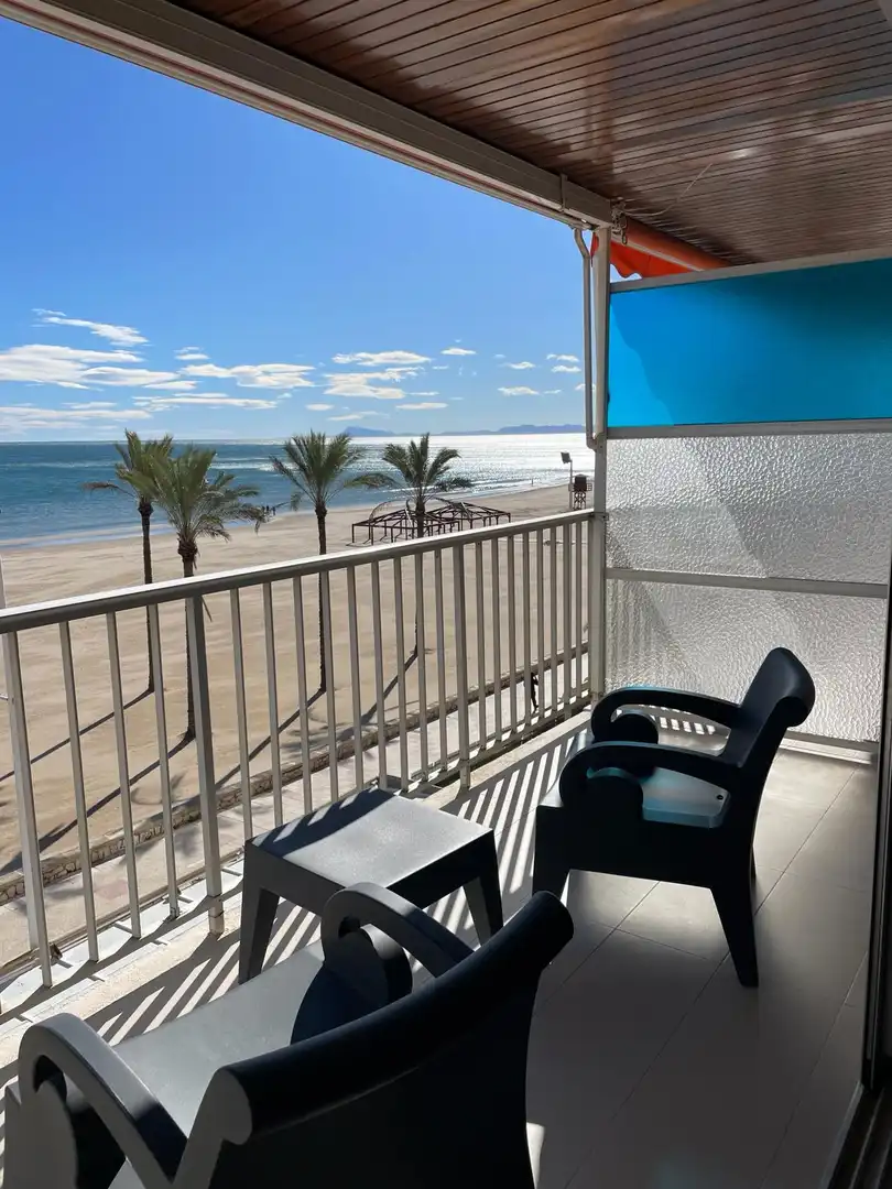 Terraza de Apartamento de alquiler en Cullera con Parquet, Terraza y Amueblado