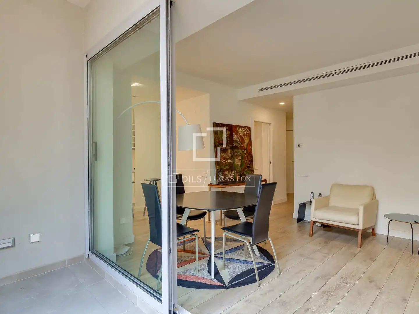 Dining room of Flat for sale in Barcelona  with Air Conditioner, Heating and Parquet flooring