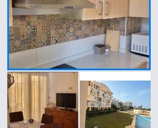 Vista exterior de Pis de lloguer en El Ejido amb Aire condicionat, Jardí privat i Piscina
