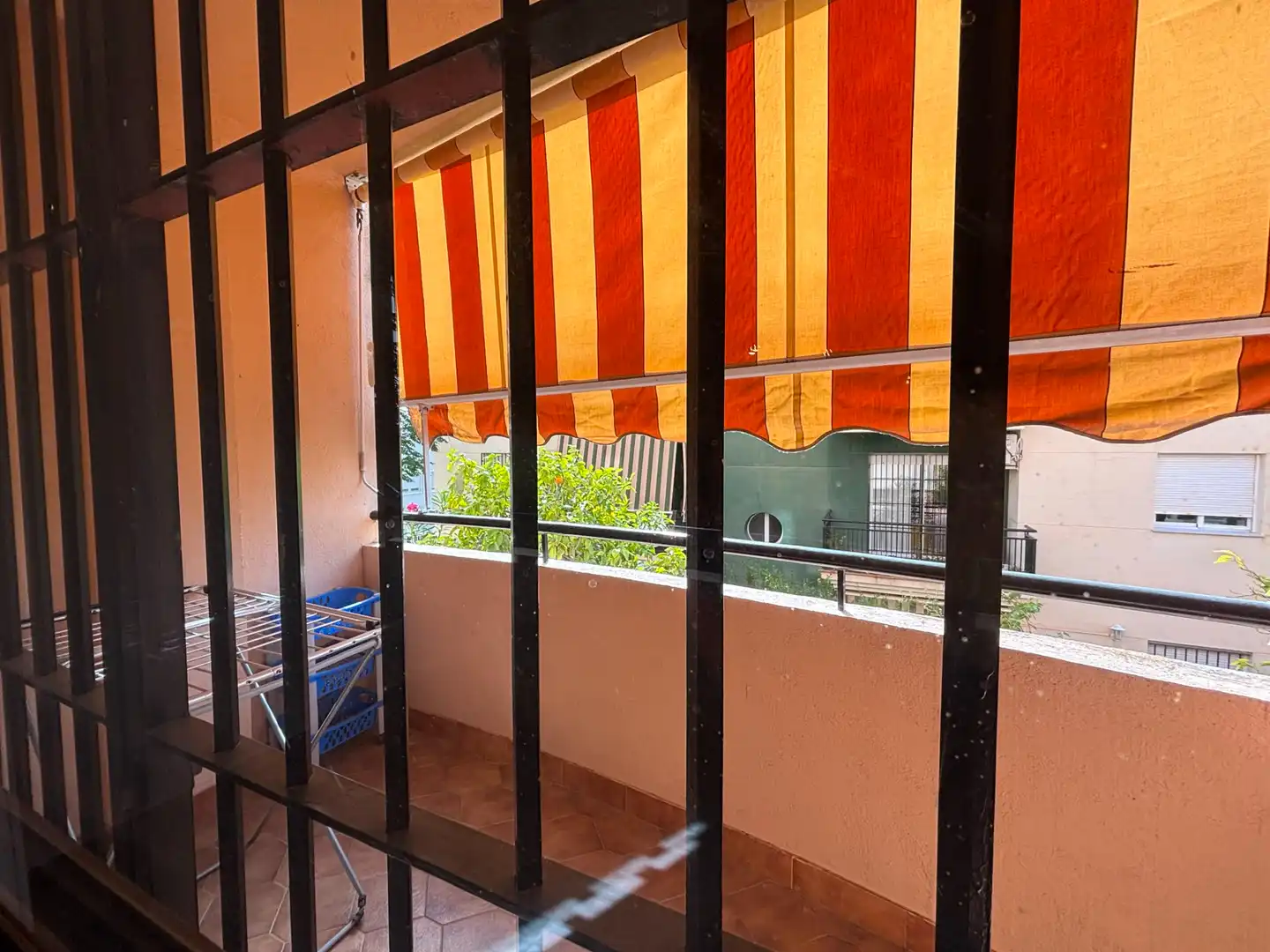 Balcony of Flat for rent in Granada  with Air Conditioner, Heating and Washing machine