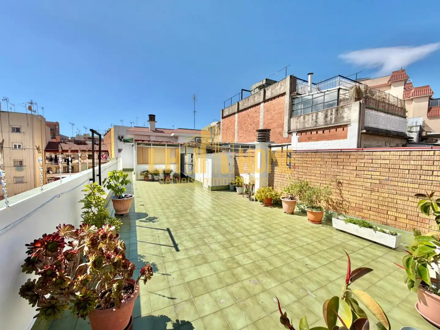 Terrasse von Dachboden zum Verkauf in L'Hospitalet de Llobregat mit Klimaanlage, Heizung und Parkett