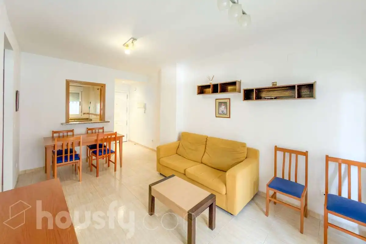 Living room of Flat for rent in Oropesa del Mar / Orpesa  with Air Conditioner, Terrace and Balcony