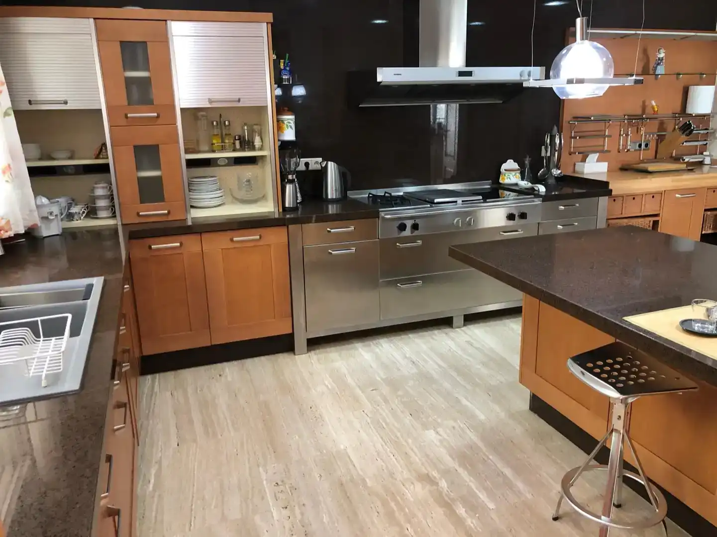 Cuina de Casa o xalet en venda en Murcia amb Aire condicionat, Jardí privat i Piscina