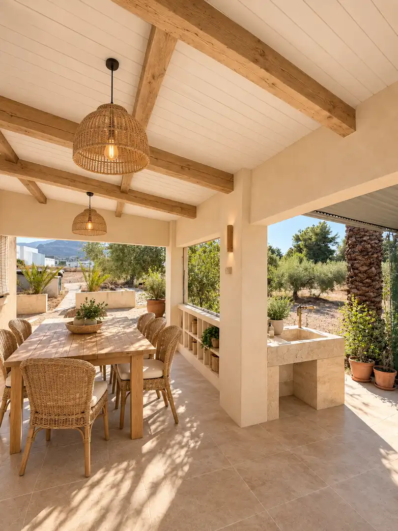 Terraza de Finca rústica en venta en Campo Alto - Club de Campo  