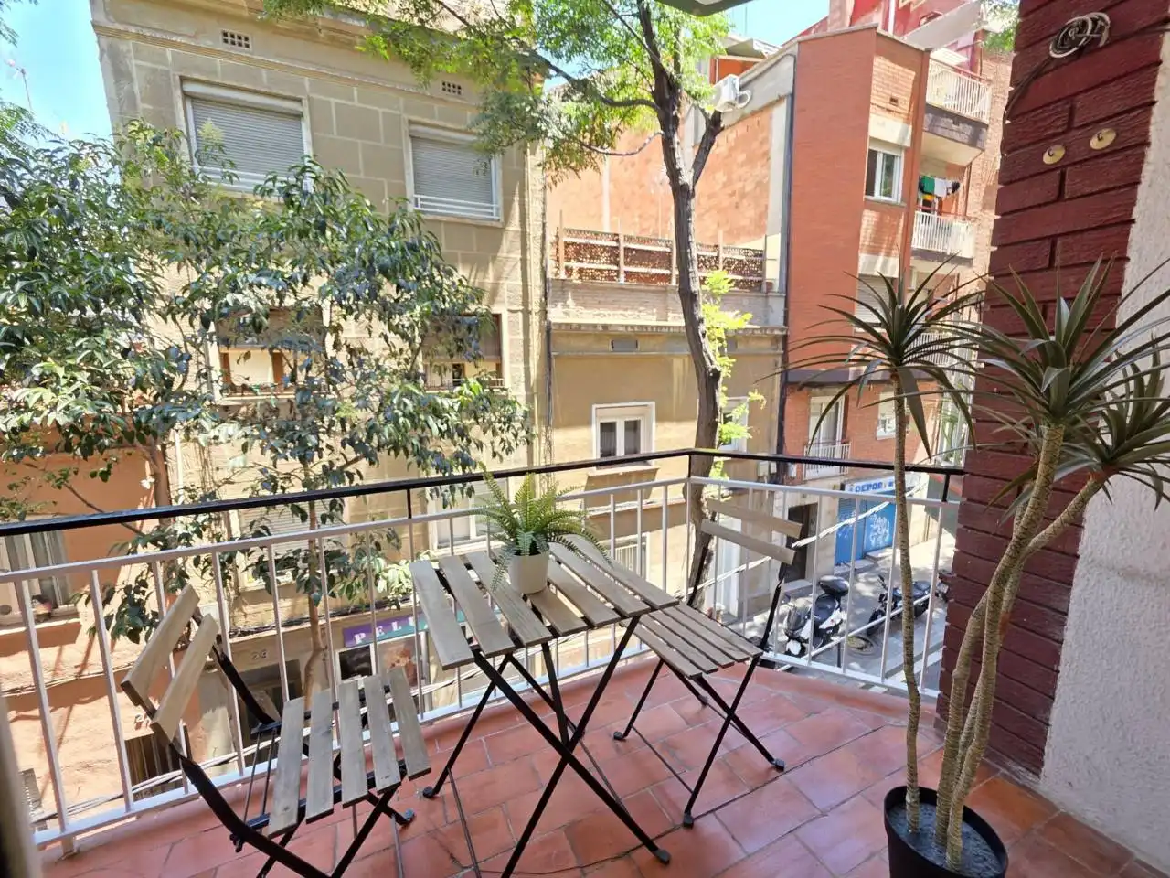 Terrasse von Wohnung zum Verkauf in Barcelona mit Klimaanlage, Parkett und Terrasse
