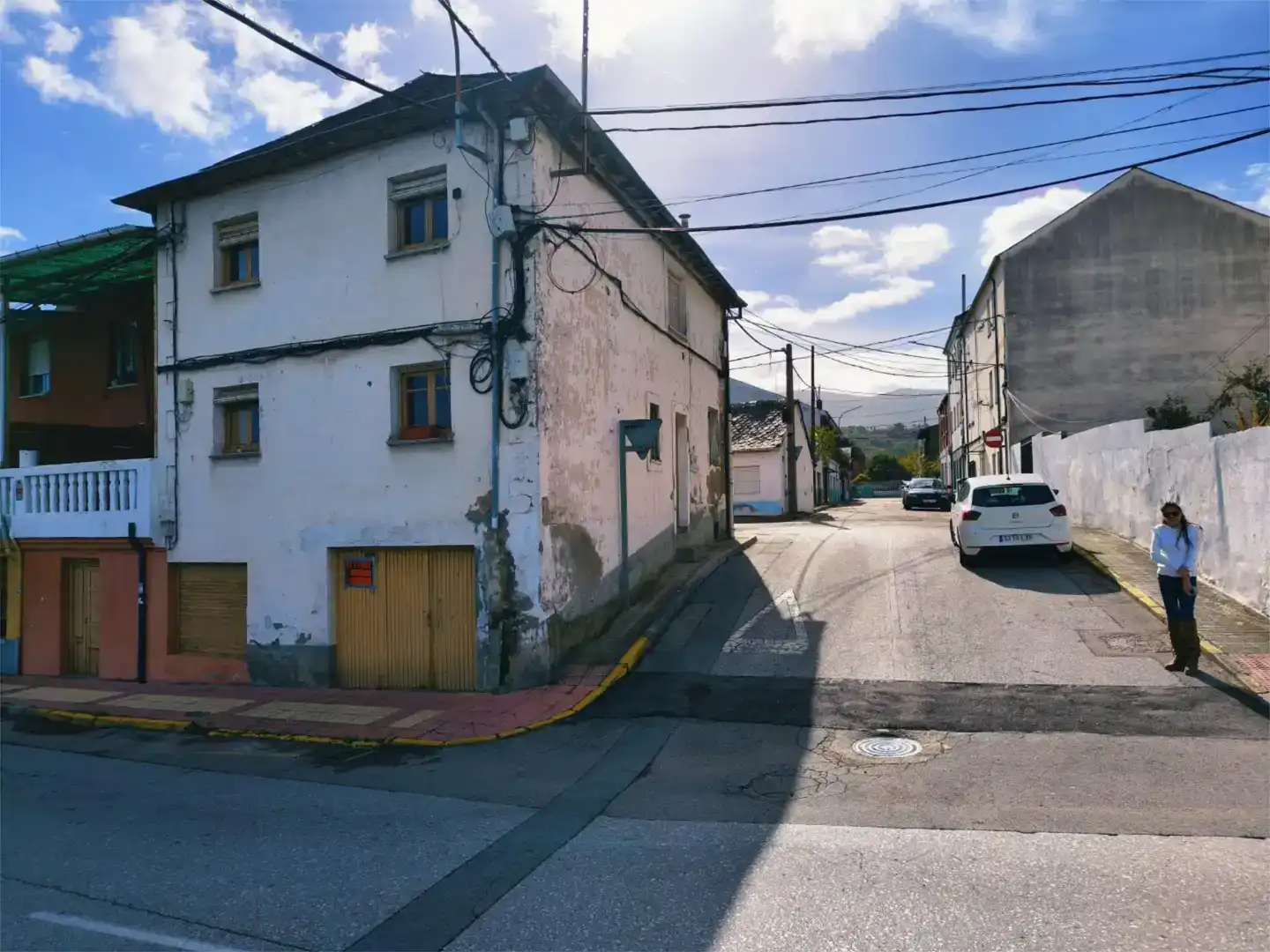 Vista exterior de Casa adosada en venta en Castropodame