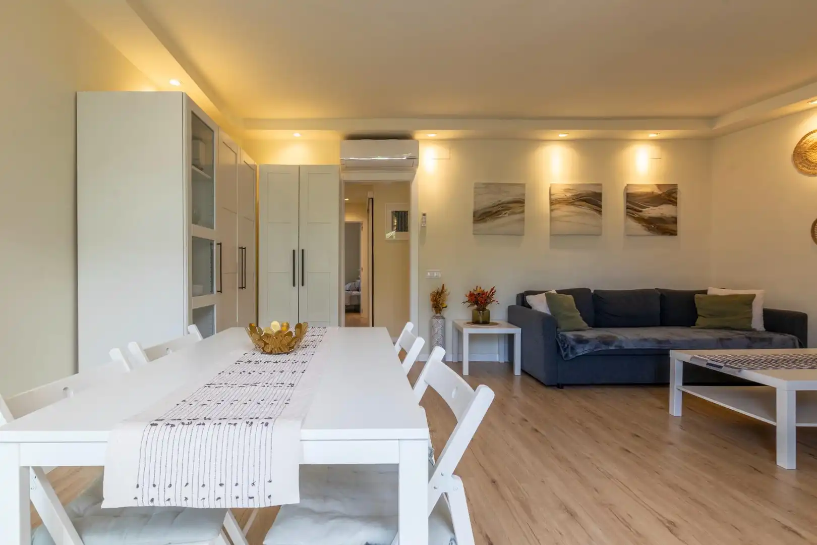 Sala de estar de Piso en venta en Sitges con Aire acondicionado, Calefacción y Trastero