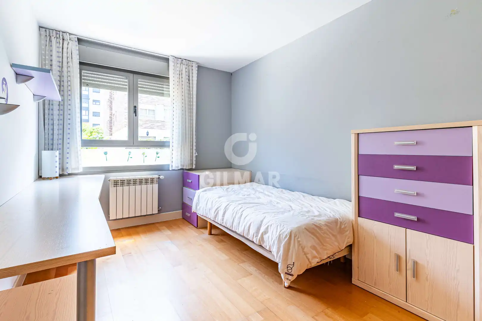 Bedroom of Flat for sale in Madrid  with Heating, Private garden and Storage room