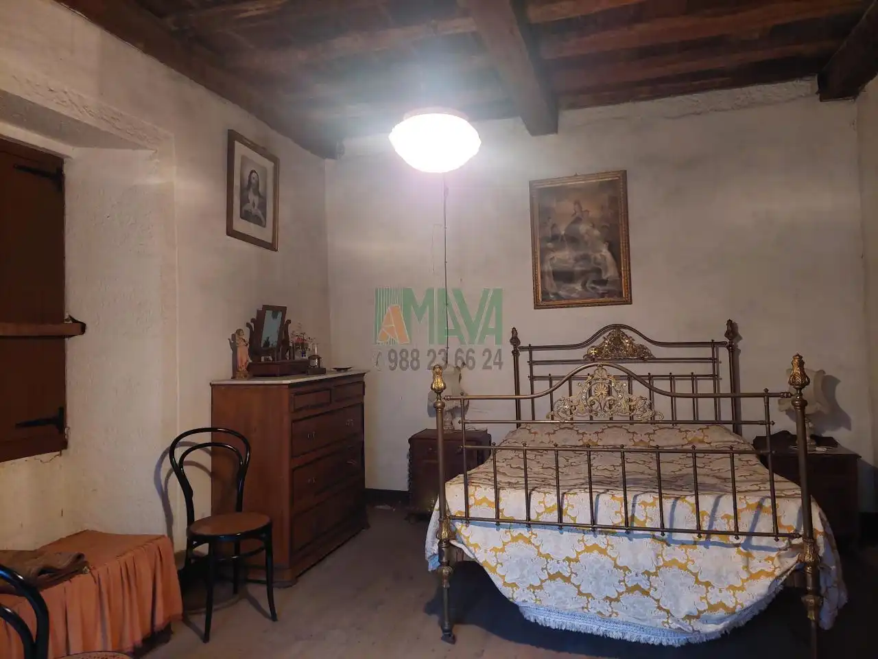 Schlafzimmer von Country house zum Verkauf in Ourense Capital  mit Privatgarten und Terrasse