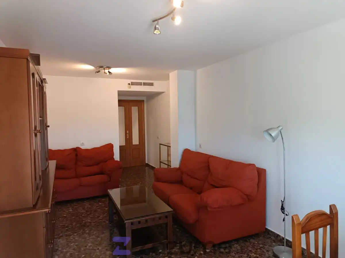 Living room of Flat for rent in Castellón de la Plana / Castelló de la Plana  with Air Conditioner, Heating and Terrace