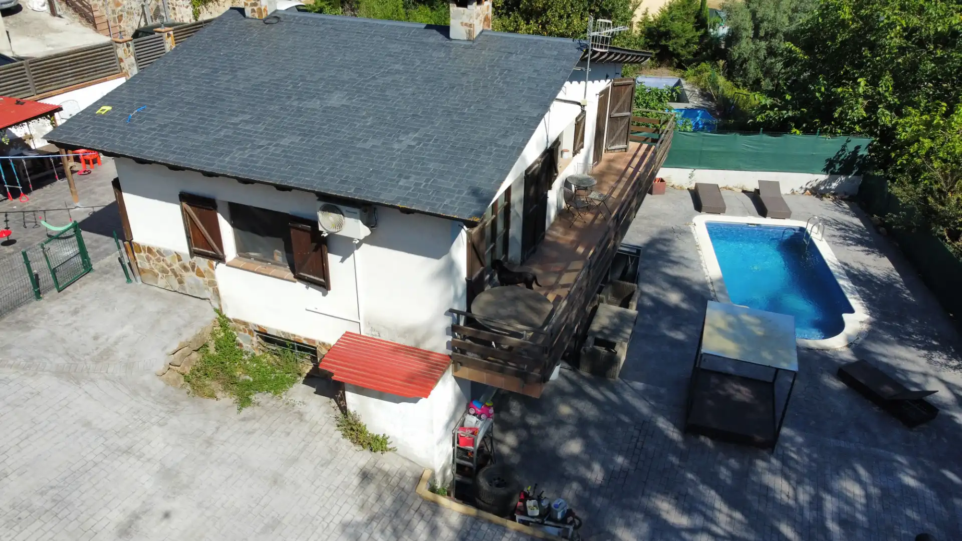 Vista exterior de Casa o chalet en venta en Vallgorguina con Aire acondicionado, Calefacción y Jardín privado