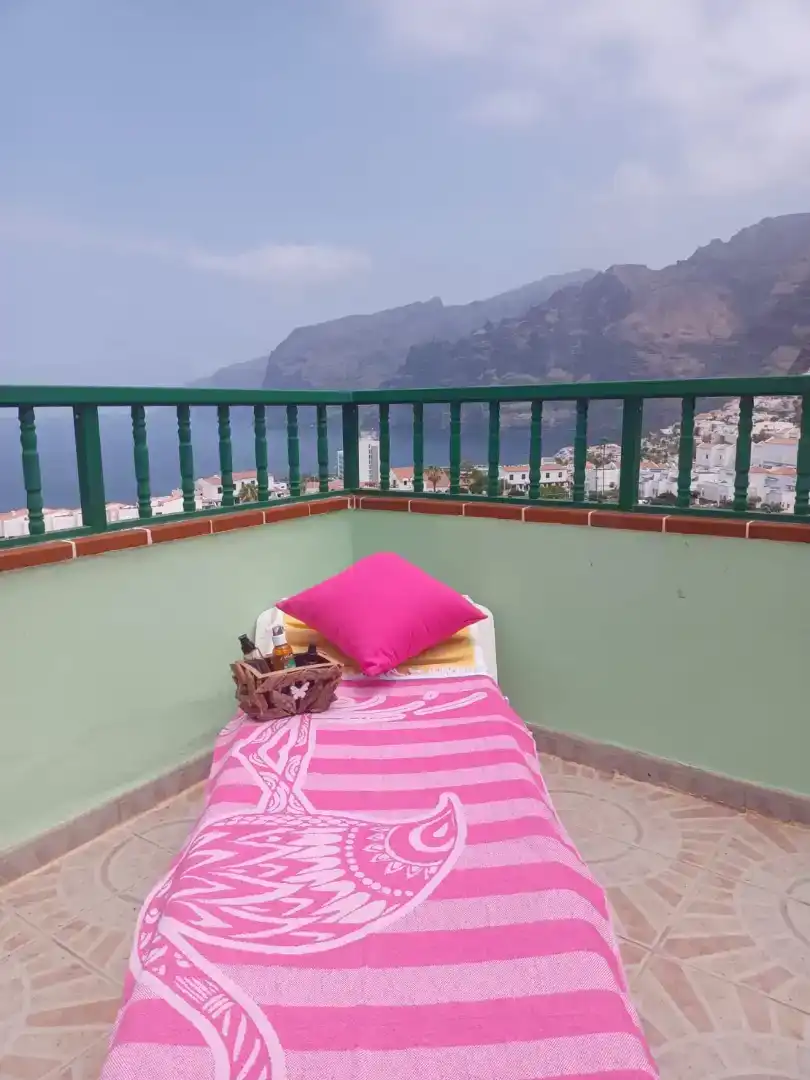 Terrasse von Dachboden zur Miete in Puerto de Santiago