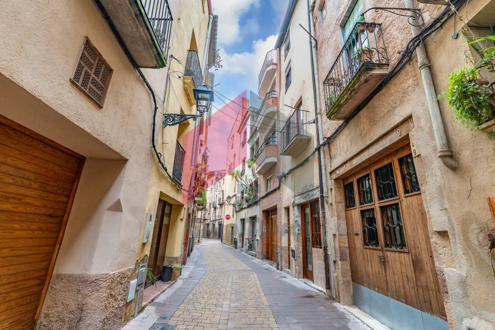 Vista exterior de Casa o xalet en venda en Alcover amb Moblat i Balcó