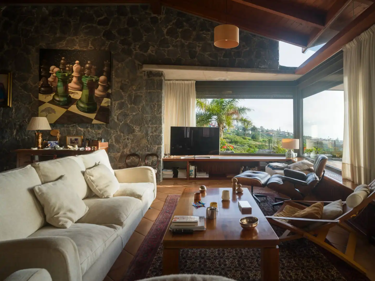 Sala de estar de Casa o chalet en venta en Tacoronte con Calefacción, Jardín privado y Terraza