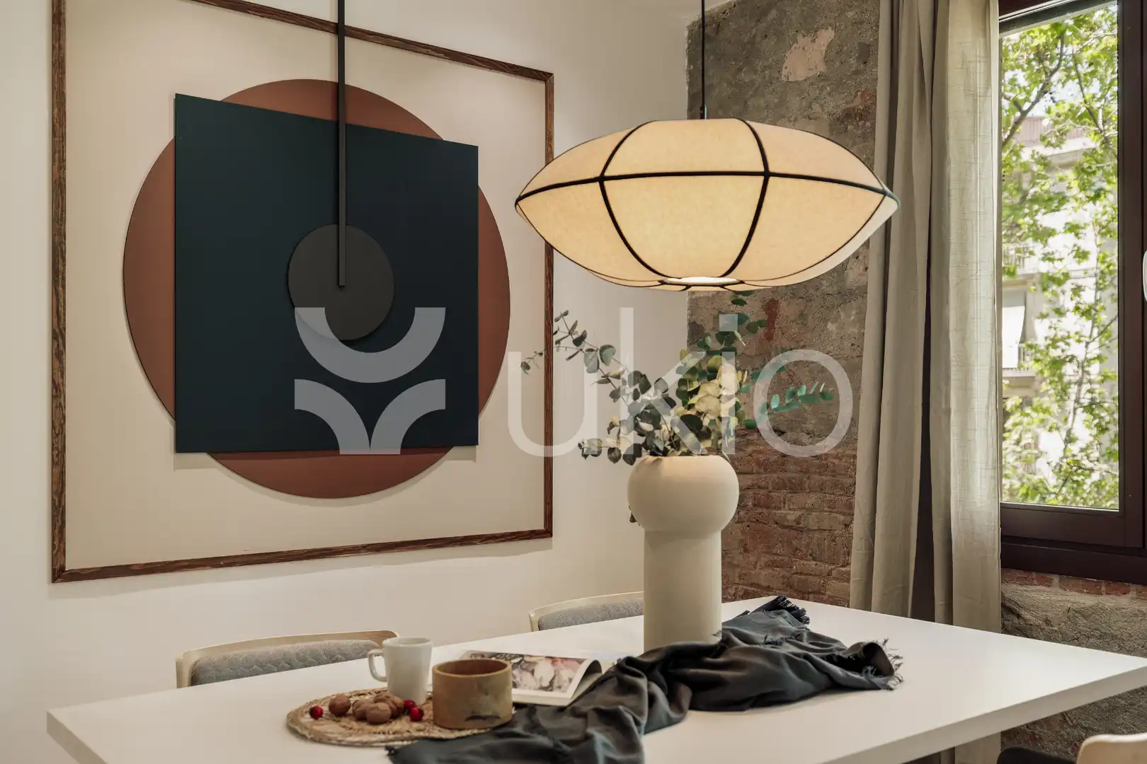 Sala d'estar de Apartament de lloguer en Barcelona amb Aire condicionat, Calefacció i Moblat