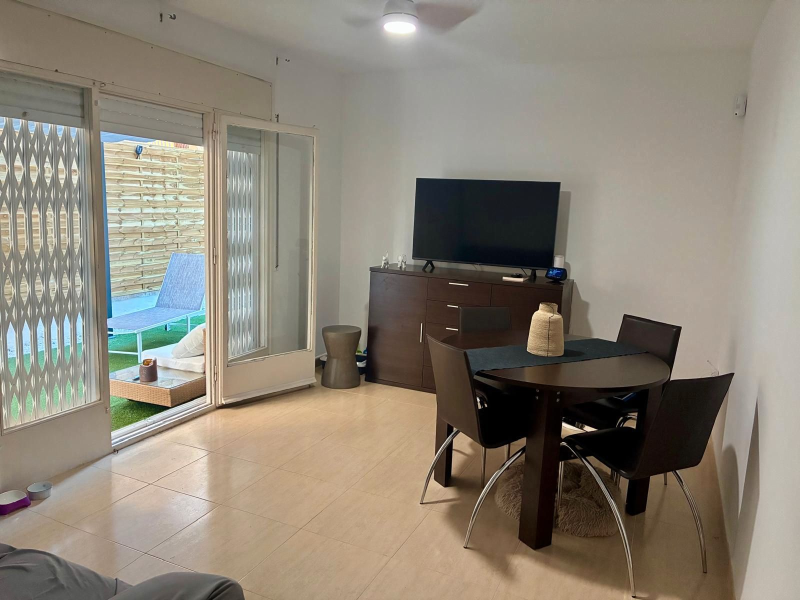 Living room of Apartment to rent in Calafell  with Private garden, Furnished and Oven