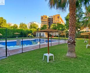 Swimming pool of Flat to rent in Málaga Capital  with Air Conditioner, Heating and Private garden