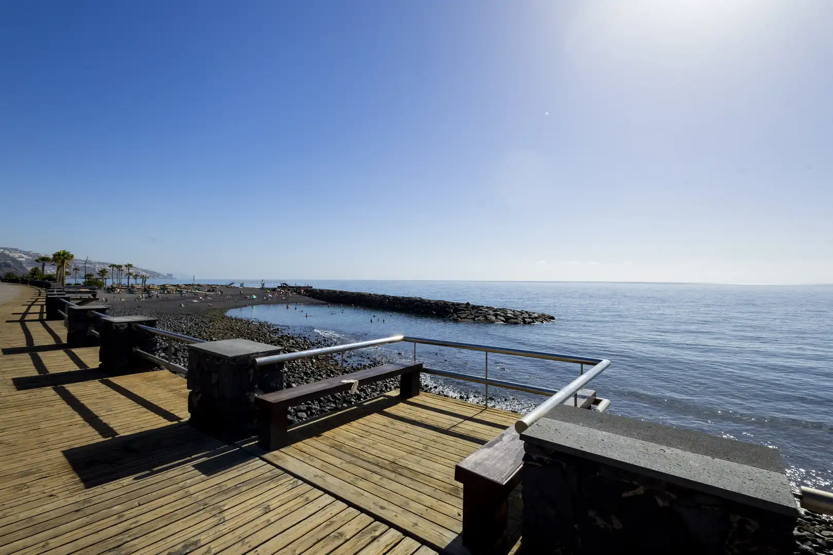 Terraza de Apartamento de alquiler en Las Caletillas - Punta Larga