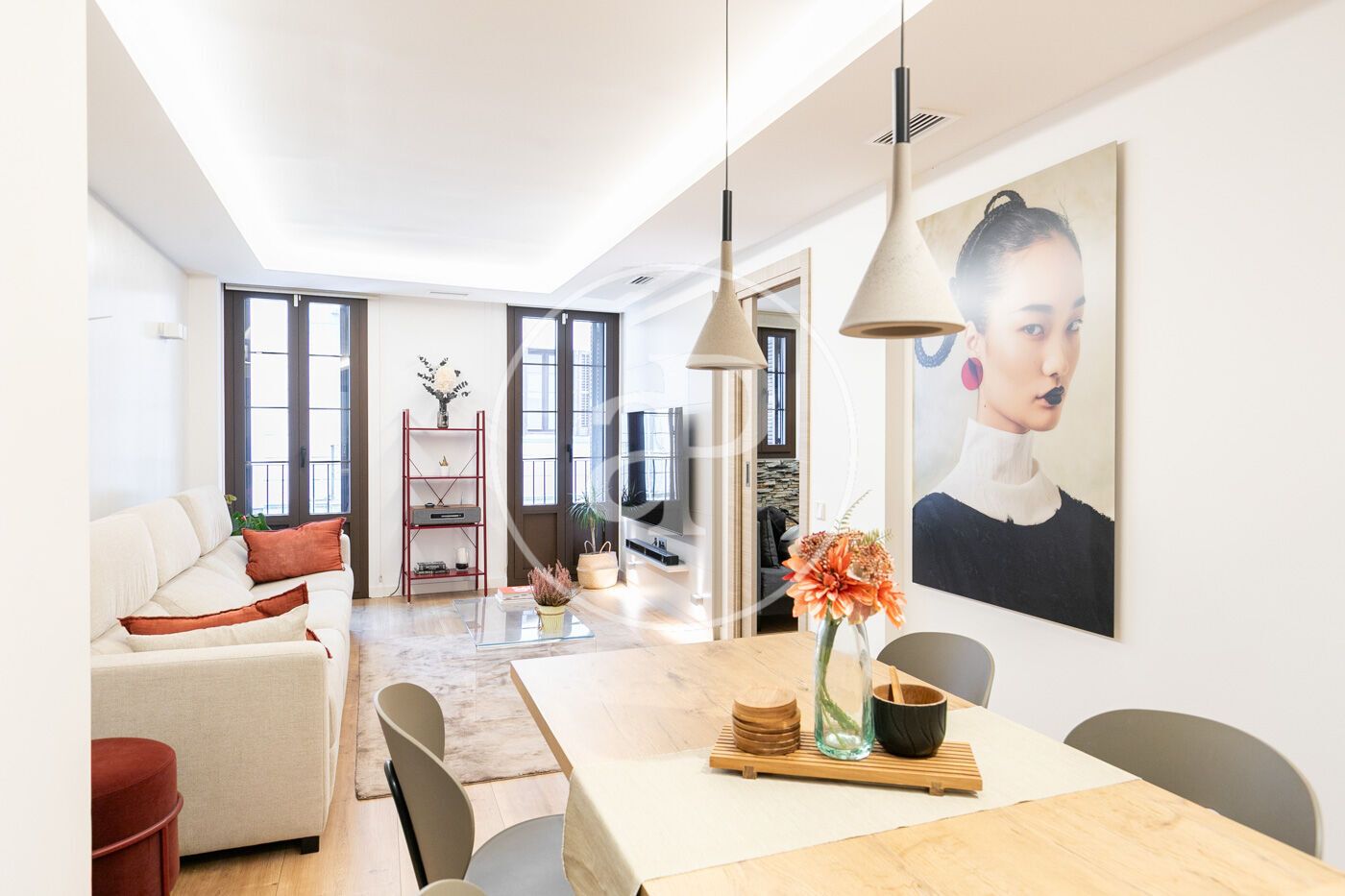 Living room of Flat for sale in  Barcelona Capital  with Air Conditioner, Heating and Terrace
