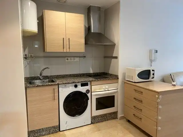Cocina de Apartamento de alquiler en Murcia con Aire acondicionado, Calefacción y Trastero