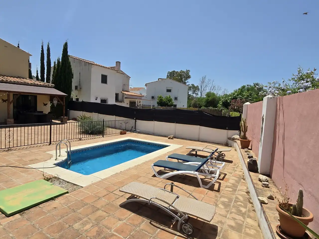 Piscina de Casa o xalet en venda en Viñuela amb Aire condicionat, Terrassa i Piscina