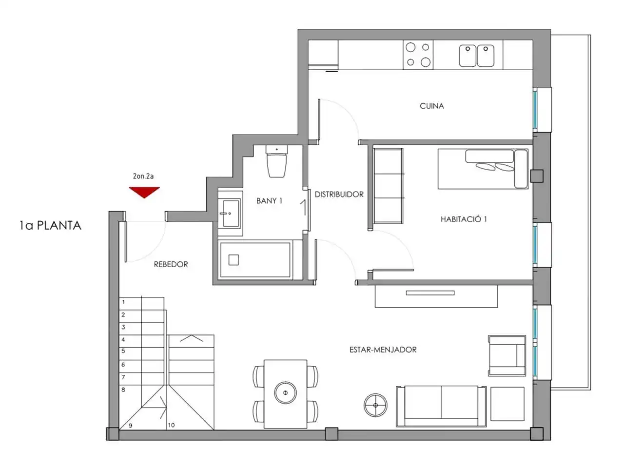 Maisonette mit Terrasse zum Verkauf in Calle Sant Salvador, imagen 6