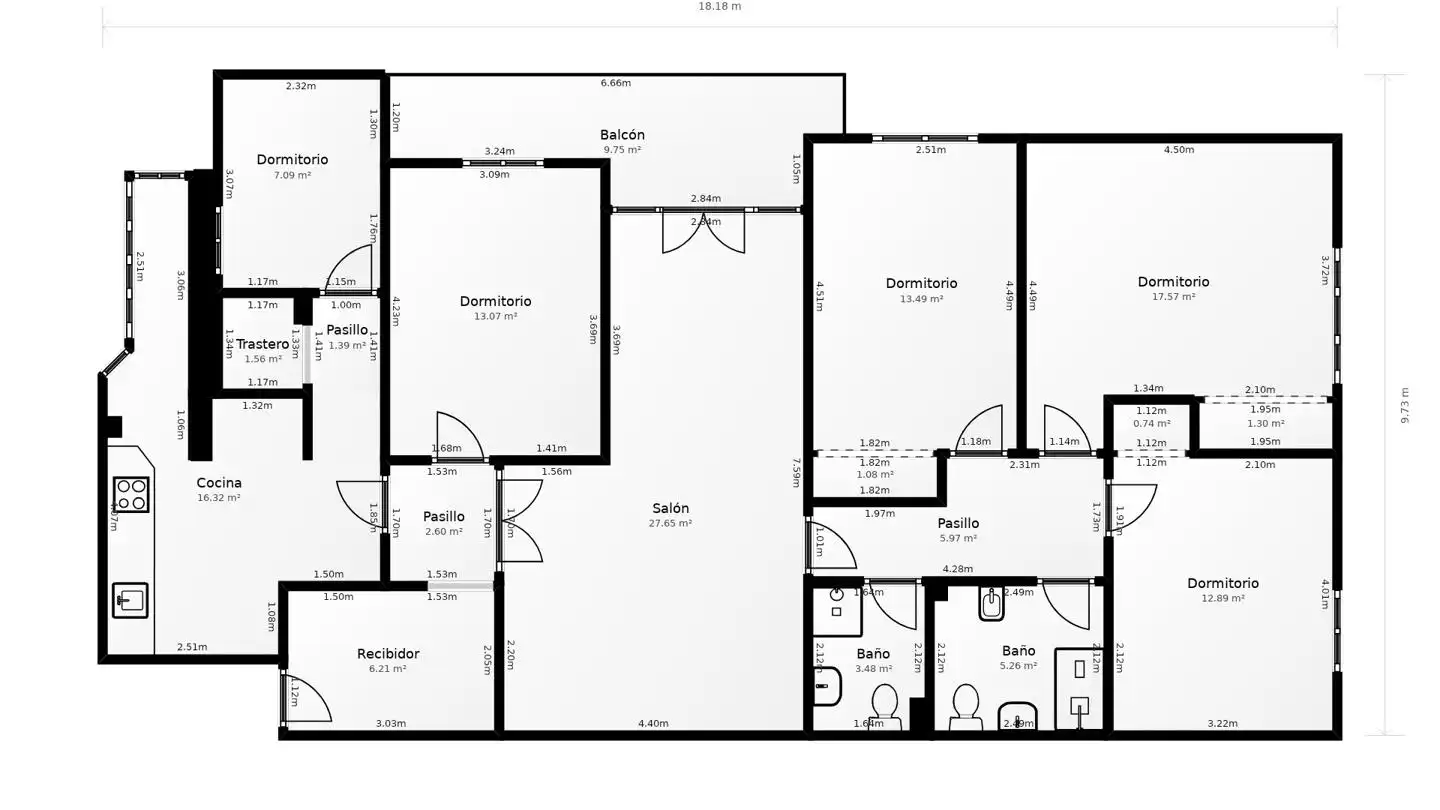 Flat with terrace for sale in La Caleta - La Viña, imagen 16