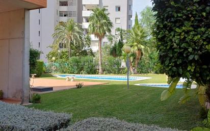 Swimming pool of Flat for sale in Benidorm  with Private garden, Furnished and Community pool