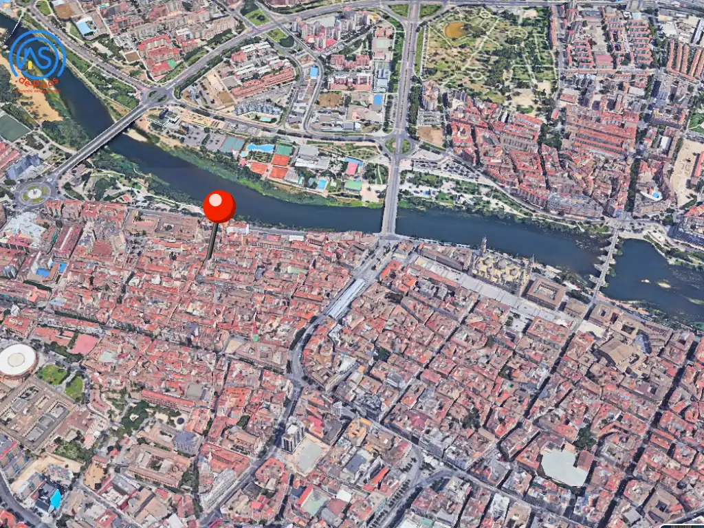 Vista exterior de Piso de alquiler en Zaragoza con Calefacción, Amueblado y Horno