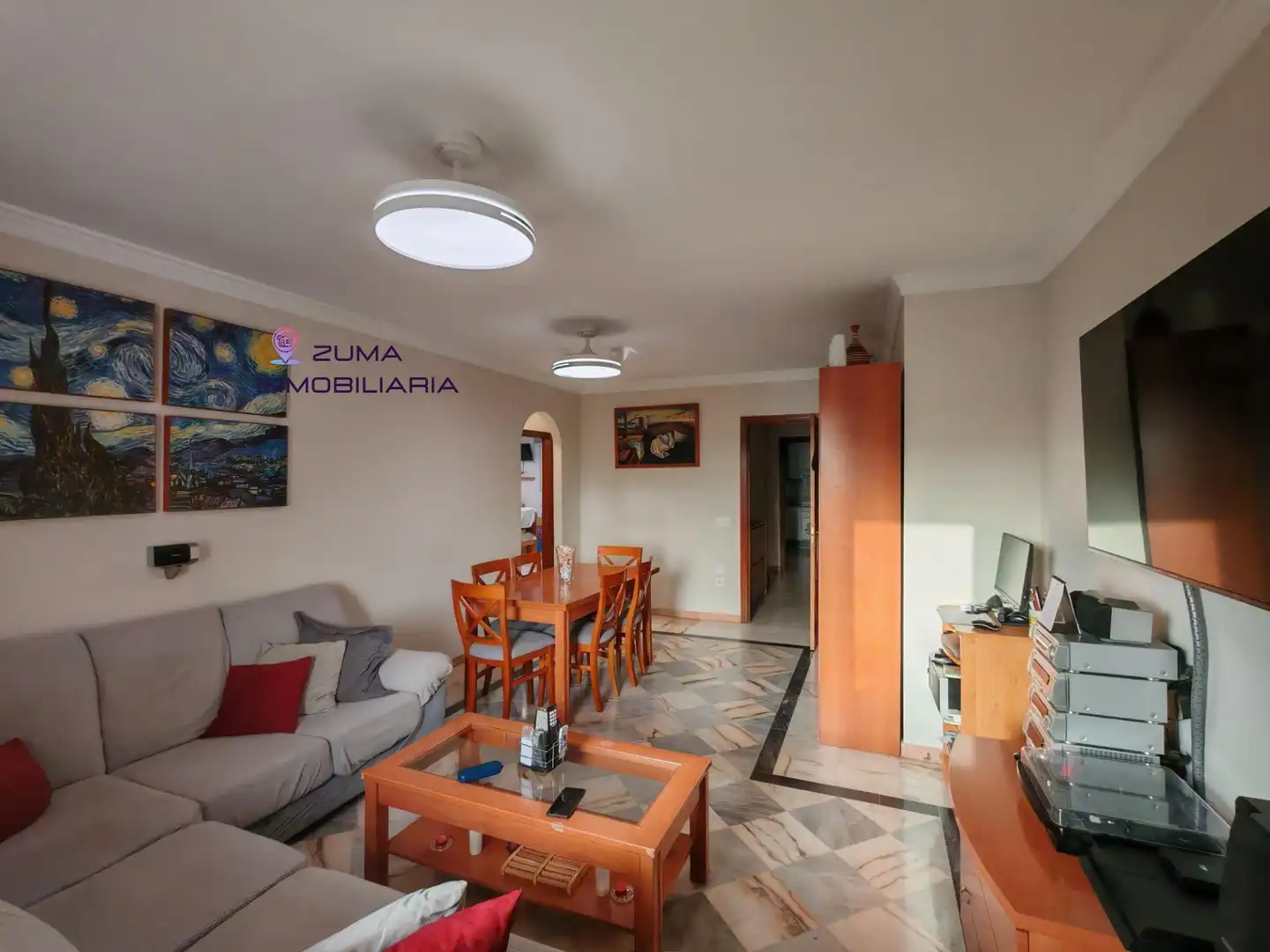 Sala d'estar de Pis en venda en Málaga amb Aire condicionat, Calefacció i Terrassa