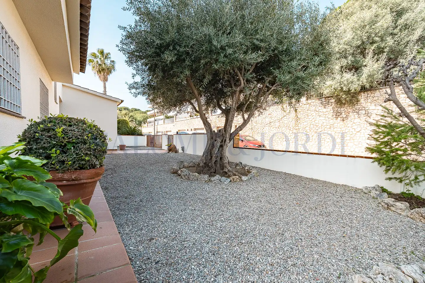 Garten von Einfamilien-Reihenhaus zum Verkauf in Sant Andreu de Llavaneres mit Heizung, Privatgarten und Parkett